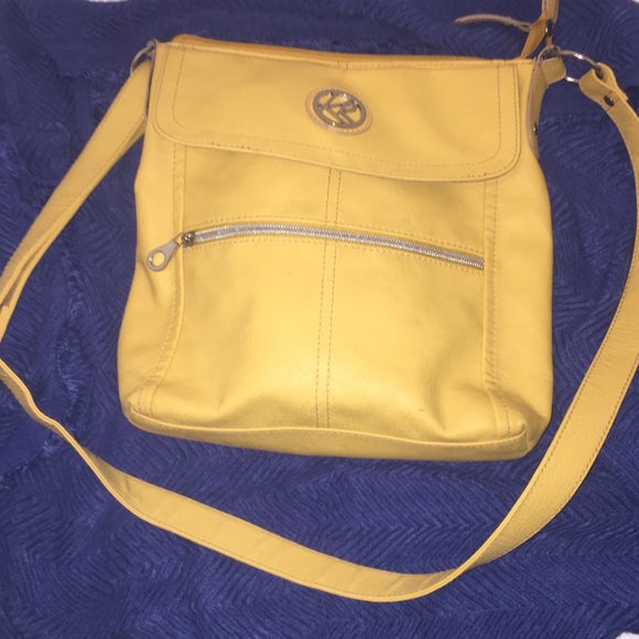 kk crossbody purse-mustard color - Picture 1 of 4